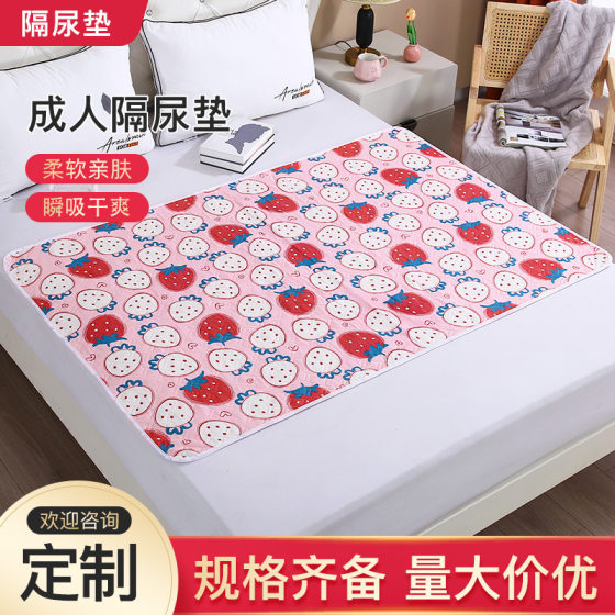 Four Seasons Non-slip Breathable Nursing Mattress Elderly Large Waterproof Washable Diaphragm Mat Adult Student Dormitory Aunt Mat