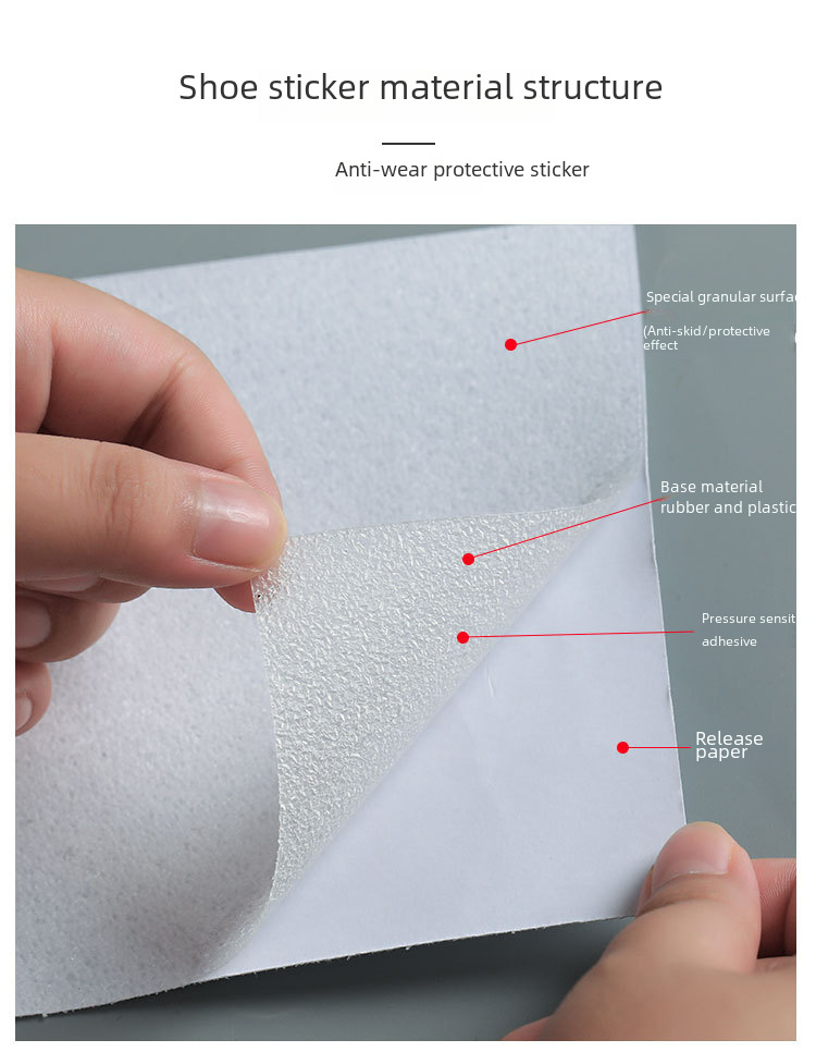 Amazon hot-selling transparent sole non-slip stickers flat shoes high heel shoes front Palm wear-resistant stickers sole silencer non-slip