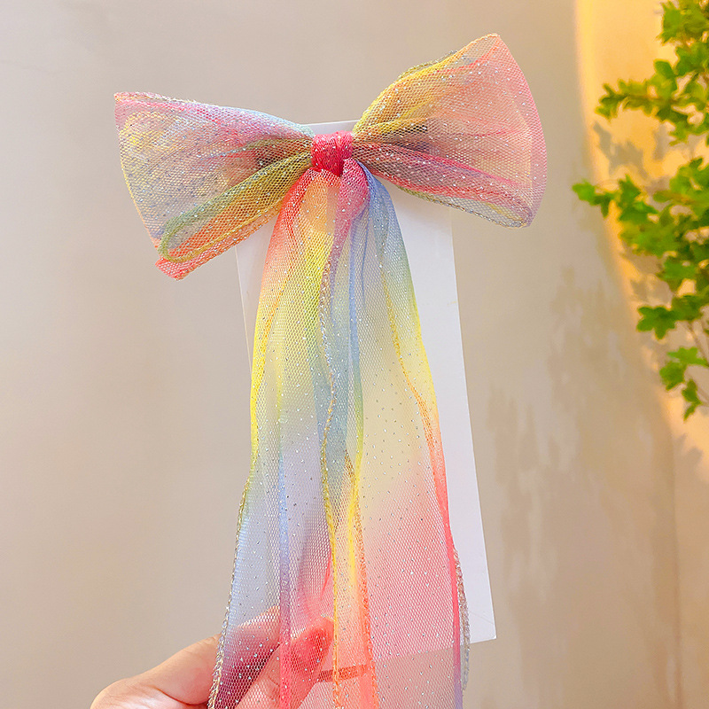 Diente para niños, banda para el cabello, lazo para el cabello, horquilla para el cabello trenzado, princesa para niñas, cinta larga, accesorios para el cabello para niñas de verano