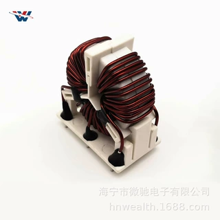 厂家定制红灰环磁环电感器 22uH射频滤波D类数字功放环形线圈电感