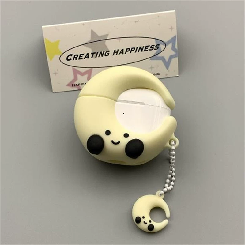 Силиконовый защитный чехол для Apple AirPods (3-е поколение) — дизайн мультгероя, зацепляющий или хвост, беспроводная совместимость