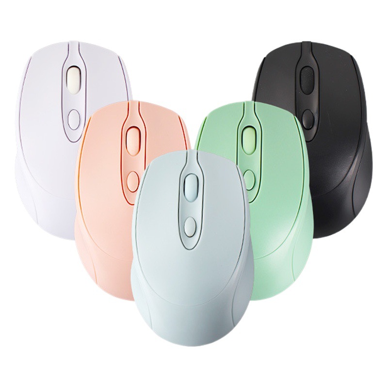 Stepping into Direct Supply Wireless 2.4G/Dual Mode Bluetooth Notebook Desktop Business Office Macaron Mouse