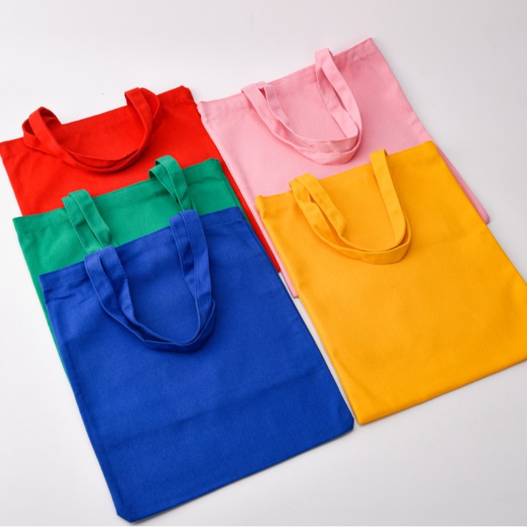 手提帆布袋定制logo图案帆布包定做托特包束口袋空白棉布袋批发