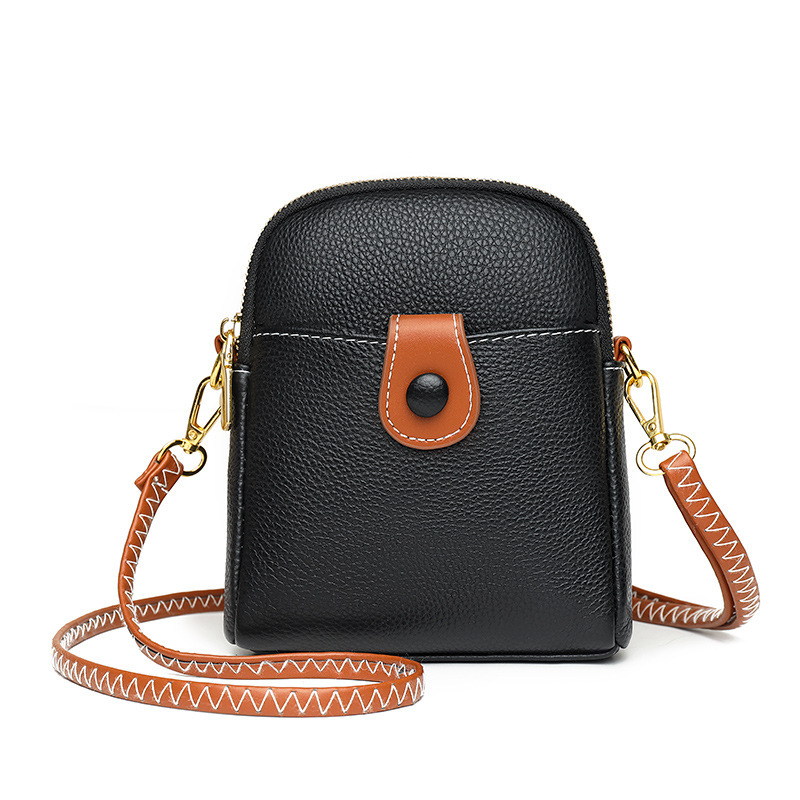 2025 Summer Women's New Niche Designer Mobile Phone Bag Women's Crossbody Small Bag Casual Women's Bag Multifunctional Coin Purse