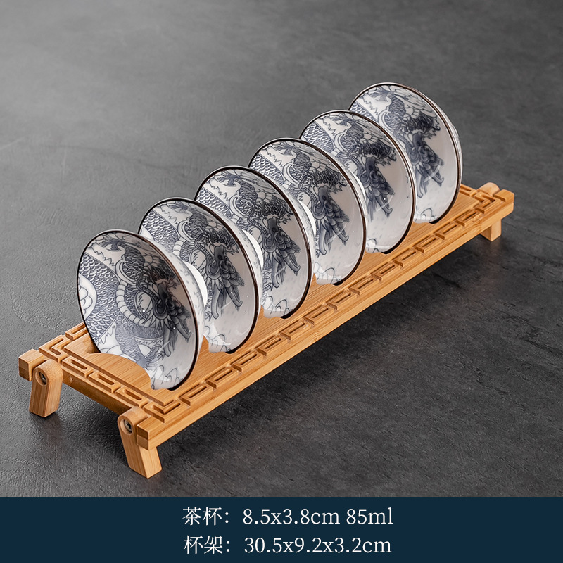 대형 샹롱 6 피스 네 다리 컵 홀더