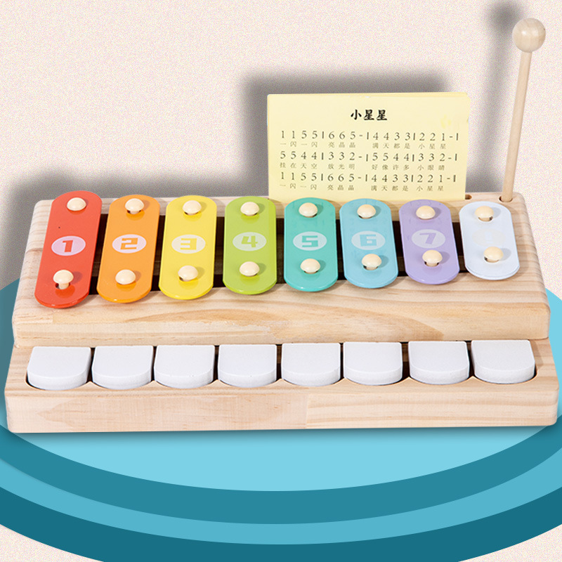 Wooden Orff Musical Instrument, an educational toy for children, perfect for early music learning and development.