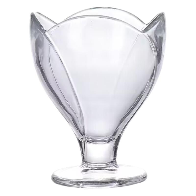 Inswind taza de helado Tulip taza de helado pétalos taza de helado postre taza de yogur taza de vidrio pudín taza
