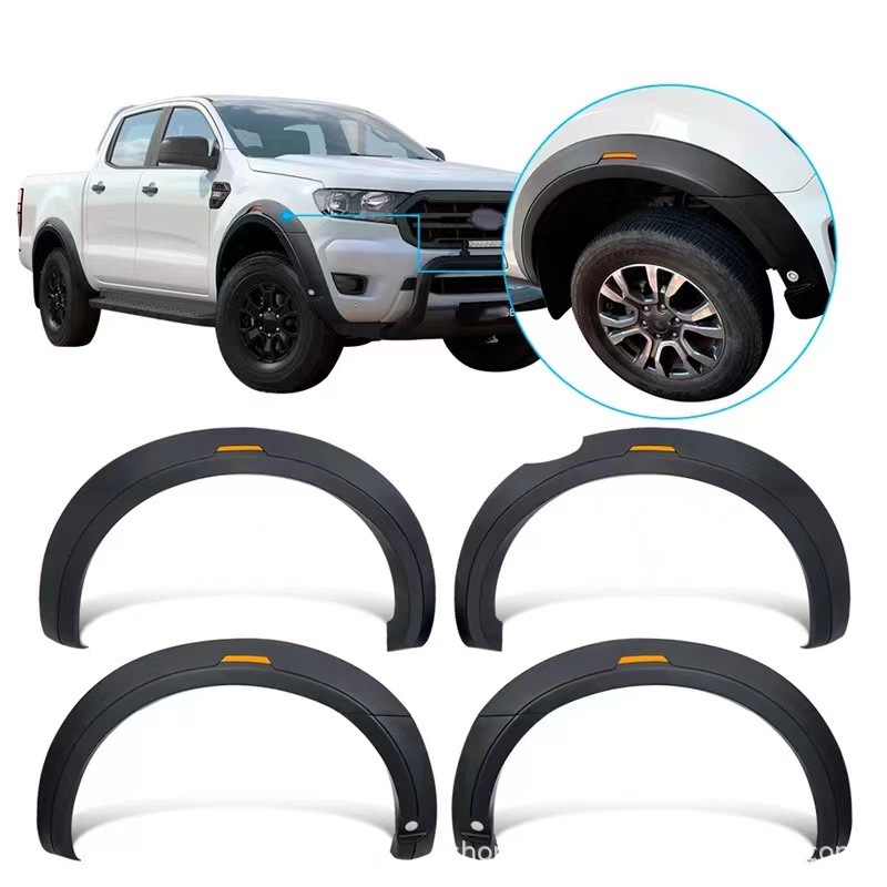 Suitable for Ford RANGERT8T7 with radar hole and light wheel eyebrow off-road vehicle widened decorative wheel eyebrow fender