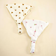 儿童印花头巾INS跨境女童棉质发带可调节幼儿头饰外贸头带现货