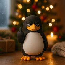 ���Q���泱Funny penguin figurine������Z�Ҿ�ɳ��ͨ����[��