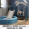 Blue classic castle, ball pool, three in one