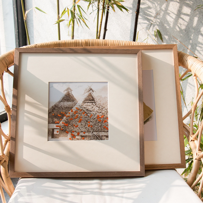 Solid wood photo frame square picture frame wall hanging calligraphy painting poster decorative painting mounting wall hanging frame picture frame wholesale Solid wood photo frame square picture frame wall hanging calligraphy painting poster decorative painting mounting wall hanging frame picture frame wholesale