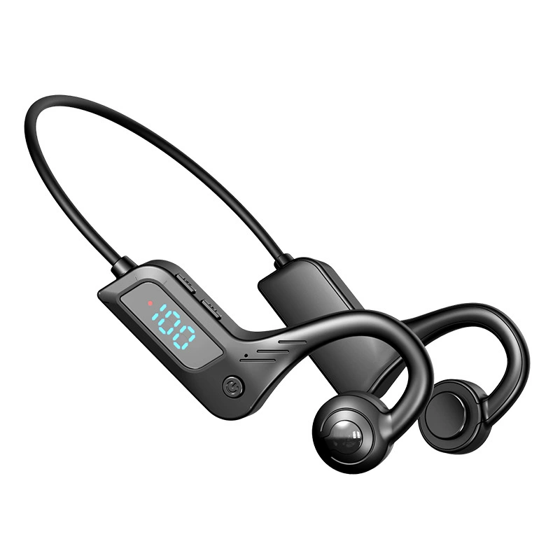 Новая гарнитура Bluetooth 5.3 с костной проводимостью, водонепроницаемая, беспроводная, черная X7