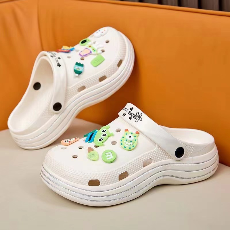 [쓰리라인 크록스] 화이트 [욕실]