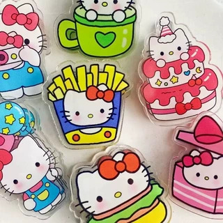 可爱kitty猫收纳夹PP夹高颜值学生亚克力少女心试卷收纳夹双面夹