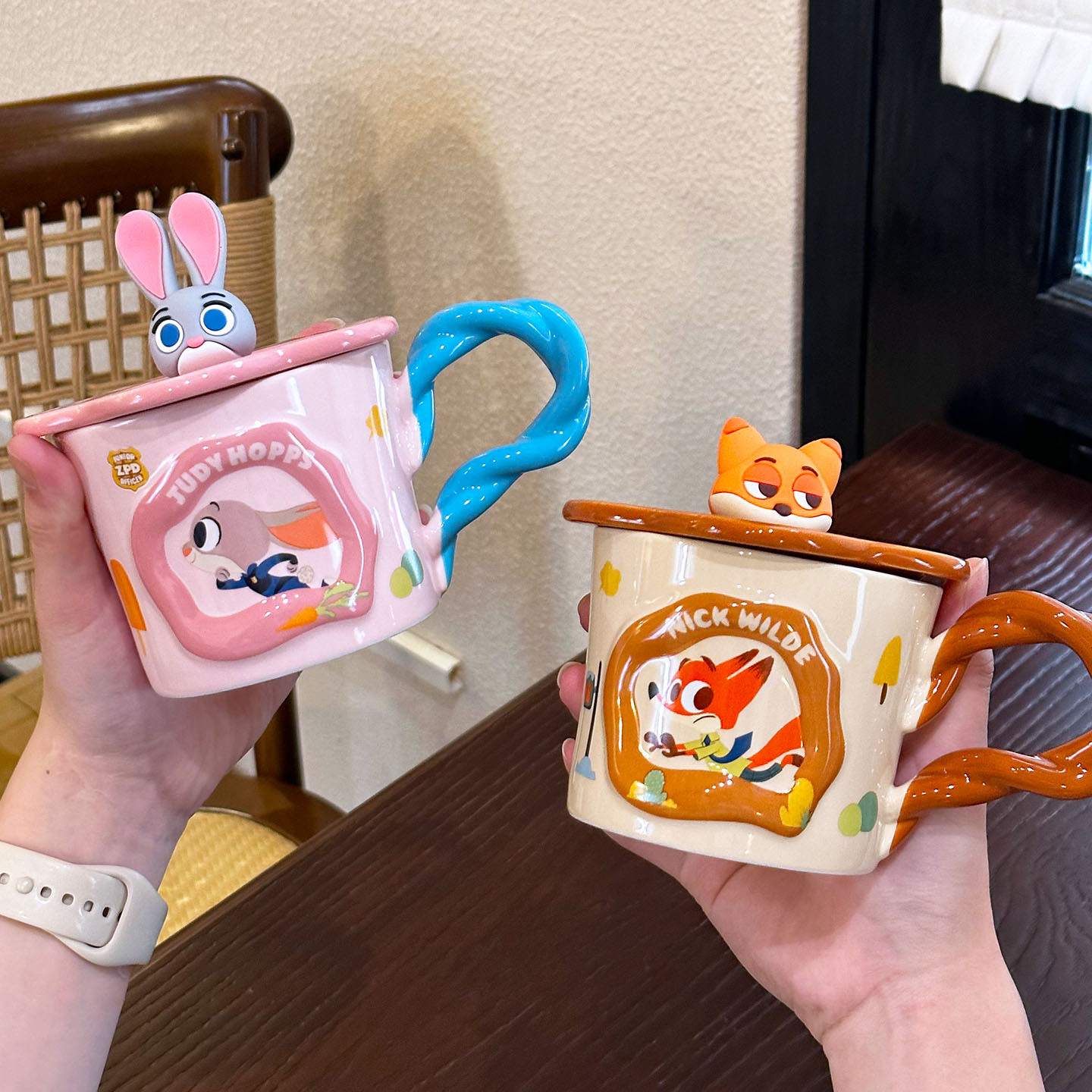Mad Animal City Judy Nicholls New Girl High Value Home Ceramic Cup Regalo de cumpleaños