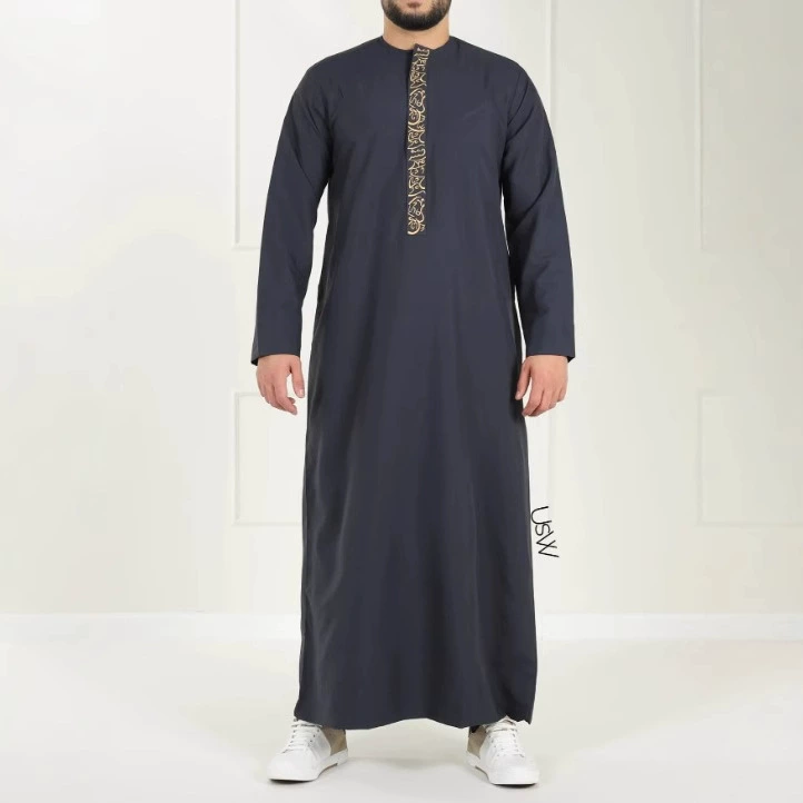 Men's ethnic long-sleeve, (Cross-border trading), with embroidery, ethnic style, oversize
