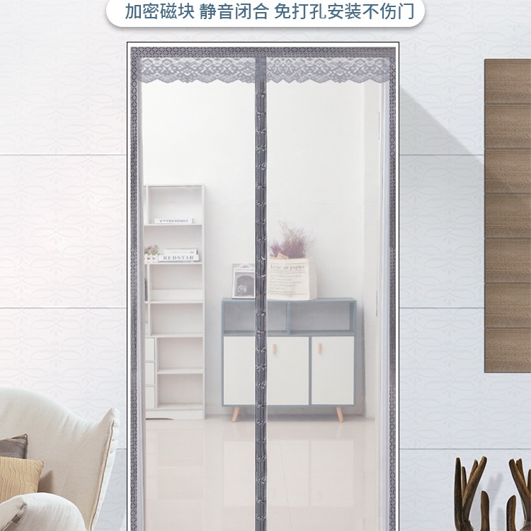 防蚊门帘卧室房间家用磁性免打孔纱门纱窗磁吸魔术贴隔断帘子夏季