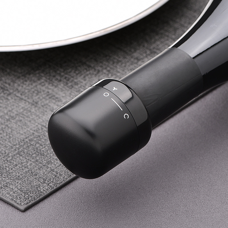 Lock-type red wine sealing stopper, new wine stopper, champagne stopper, creative silicone universal bottle stopper
