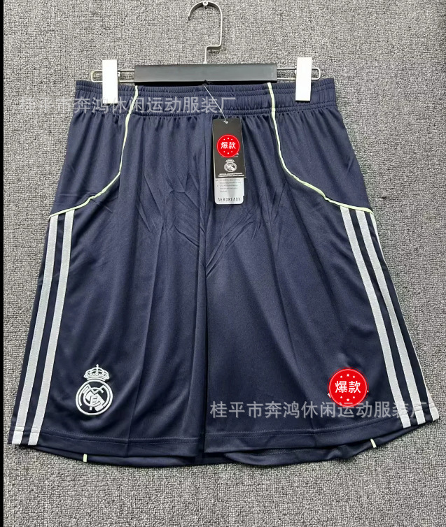球迷版足球服短裤2526新迈阿密切尔西皇马巴萨大巴黎泰版足球短裤|undefined
