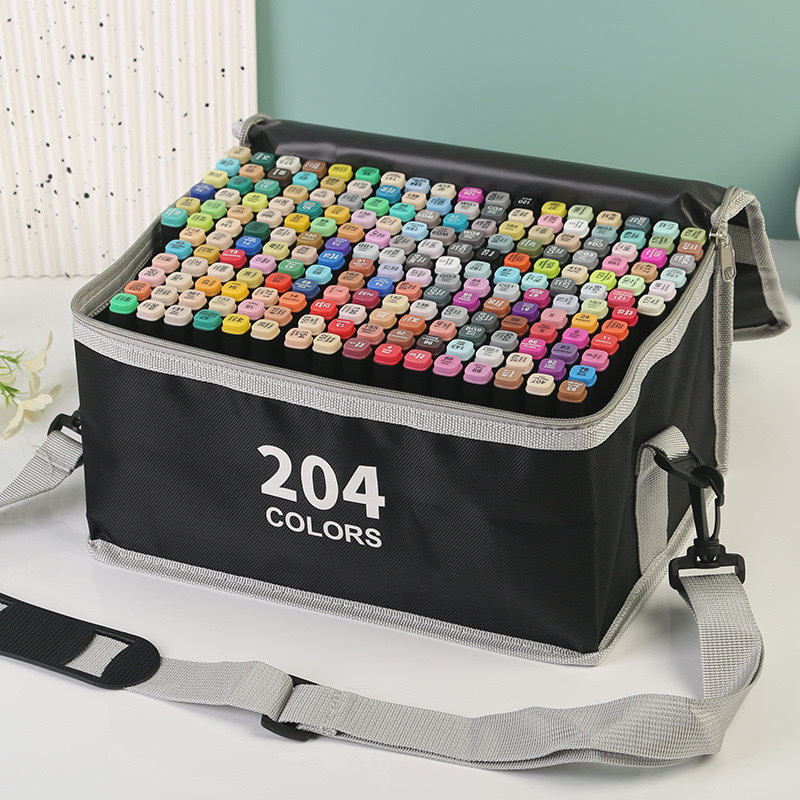 herramienta de pintura especial para dibujo profesional de doble cabeza de alcohol de acarelera de línea de gancho de marca de lápiz de secado rápido