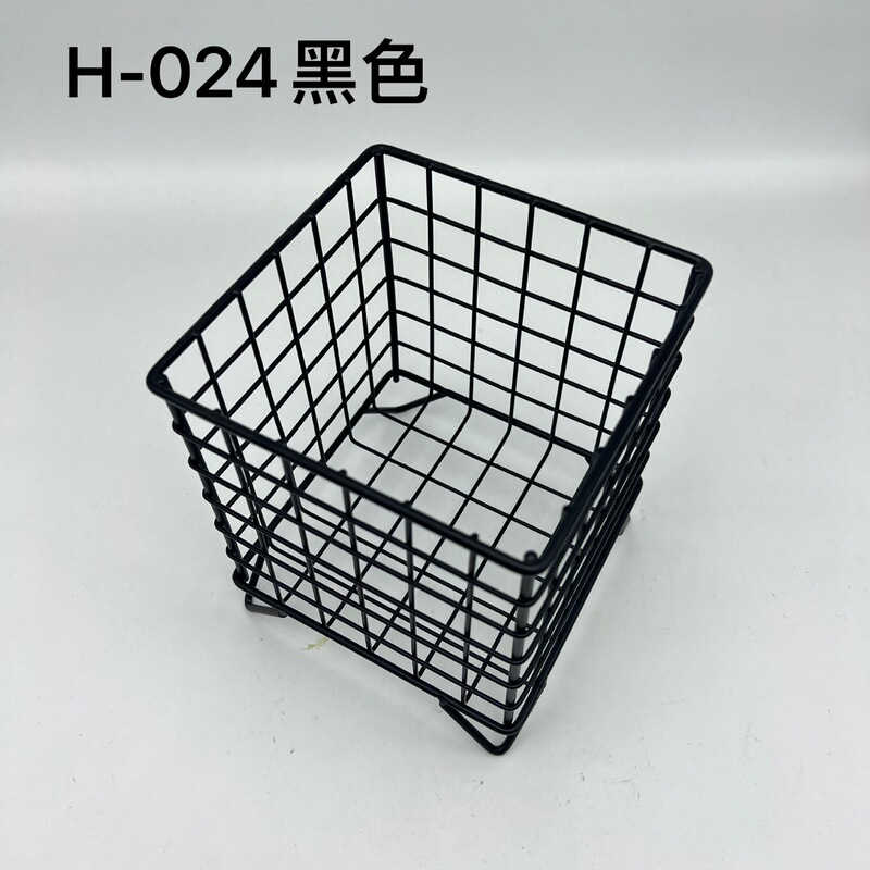 北欧鉄製四脚四脚スクエア収納バスケット家庭用雑貨整理化粧品収納|undefined
