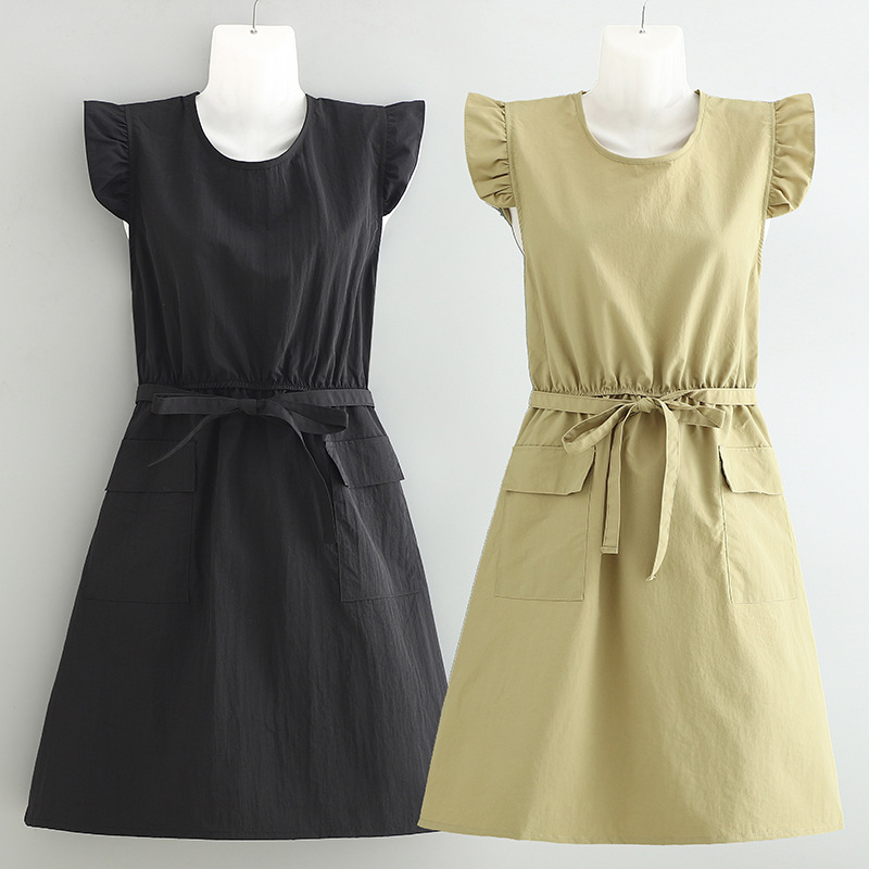 New Fashionable Apron for Home Kitchen Waterproof and Oil-Proof Cute Waist Vest Women's Sleeveless Catering Work Clothes