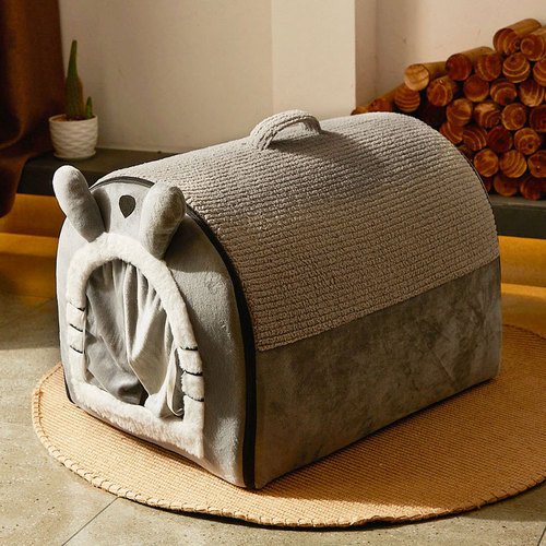 Dog bed is washable and suitable for all four seasons, small and medium sized Terrier dog house cat bed winter warm pet supplies wholesale