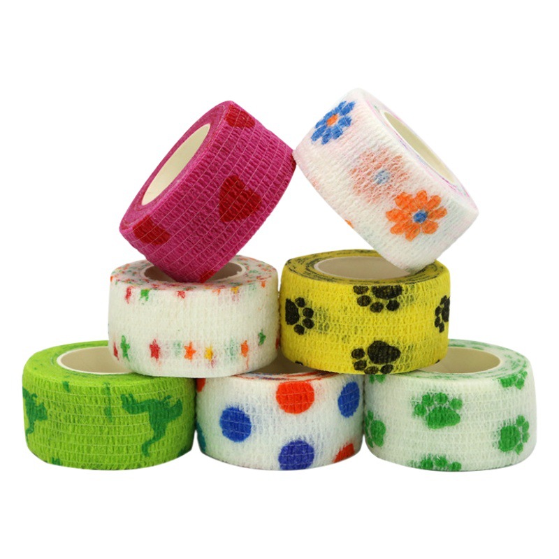 Ready Stock Finger Protector Bandage Non-Woven Fabric for Students Writing Elastic 4m Colors Self-Adhesive Wrist Protector Outdoor Protection