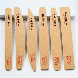 High-End Nail File Wood Chip Sanding Strip Manicure Half-Moon Rhombus Waterproof Sand Nail File Wholesale Manicure Polishing Strip
