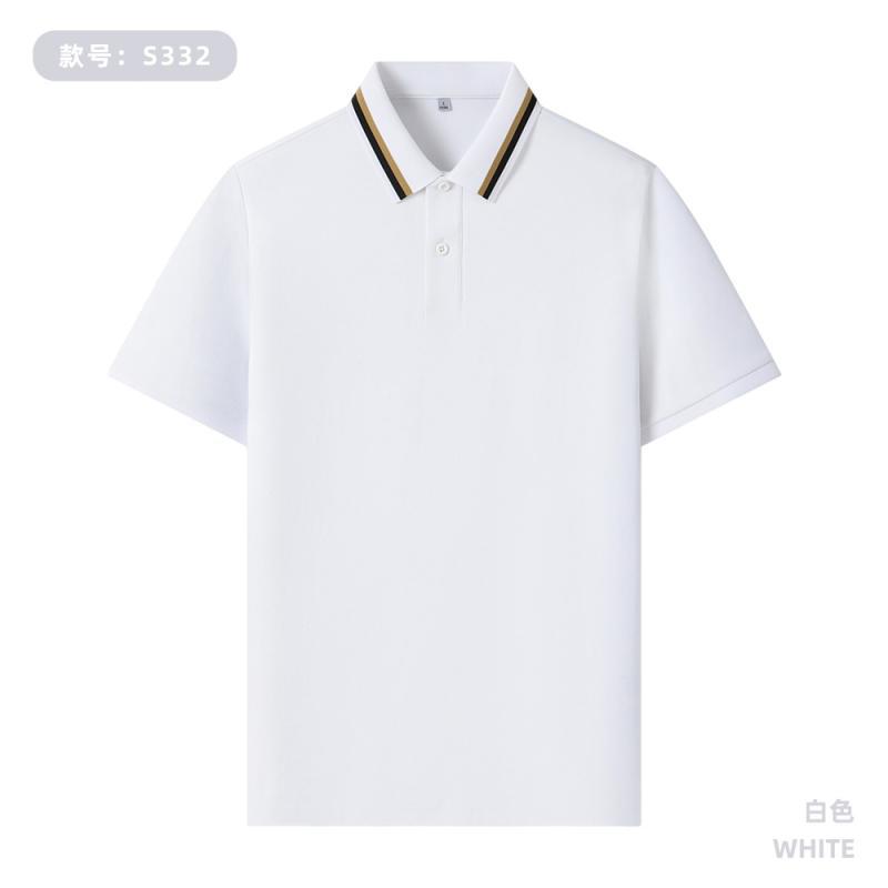 260g 40 pcs Solona cuello de cuentas gruesas Polo personalizado logotipo camiseta publicitaria de personal logotipo bordado impresa