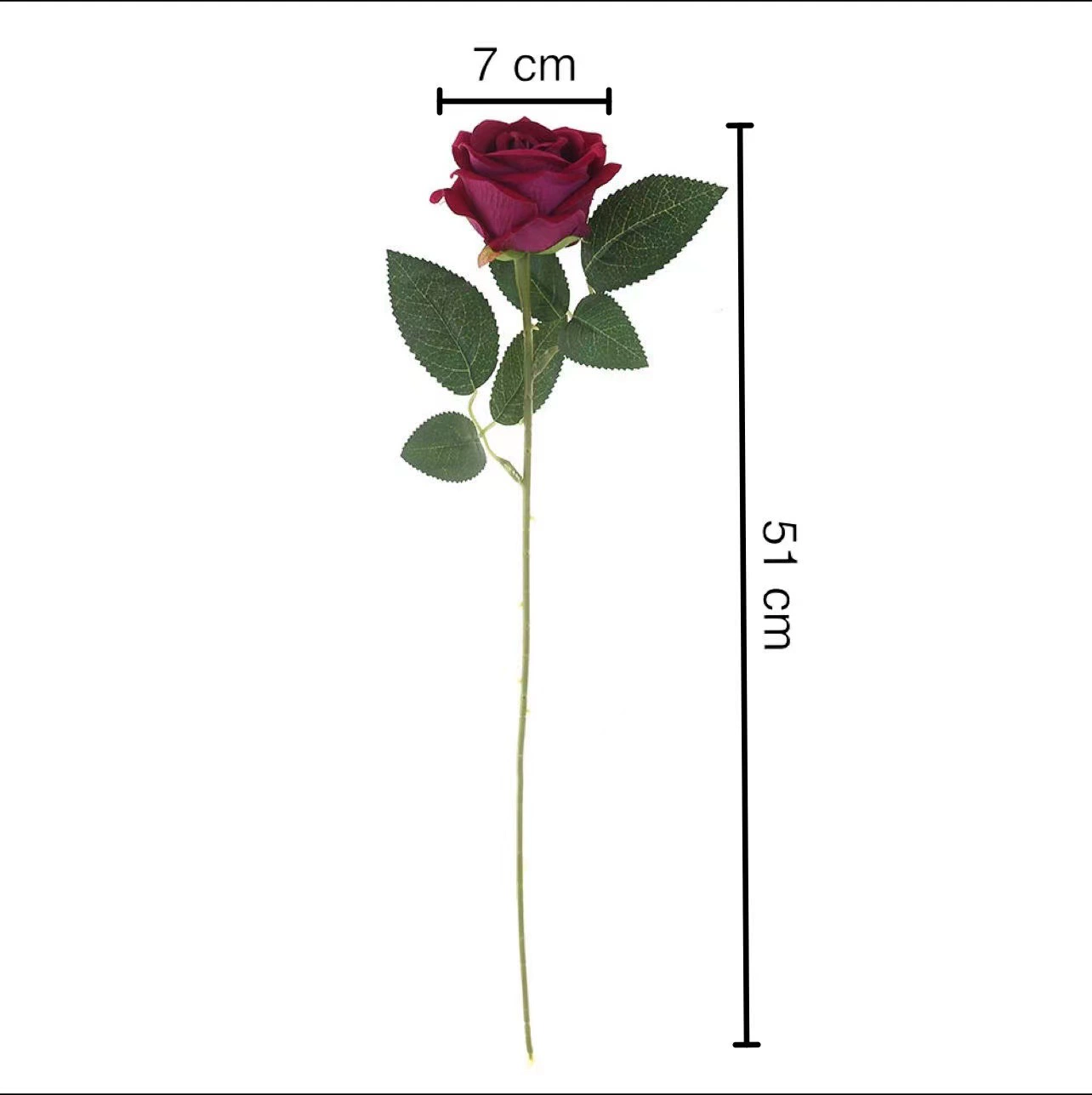 Single flannel simulated rose mall window rose waterfall outdoor layout flower wall flower arrangement home decoration flower