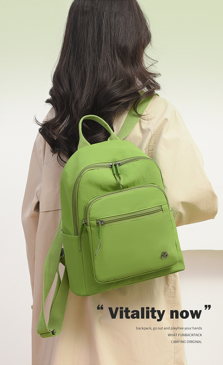 Large-capacity student backpack 2025 Popular new style Japanese and Korean trendy macaron color travel and leisure backpack Application Scenario