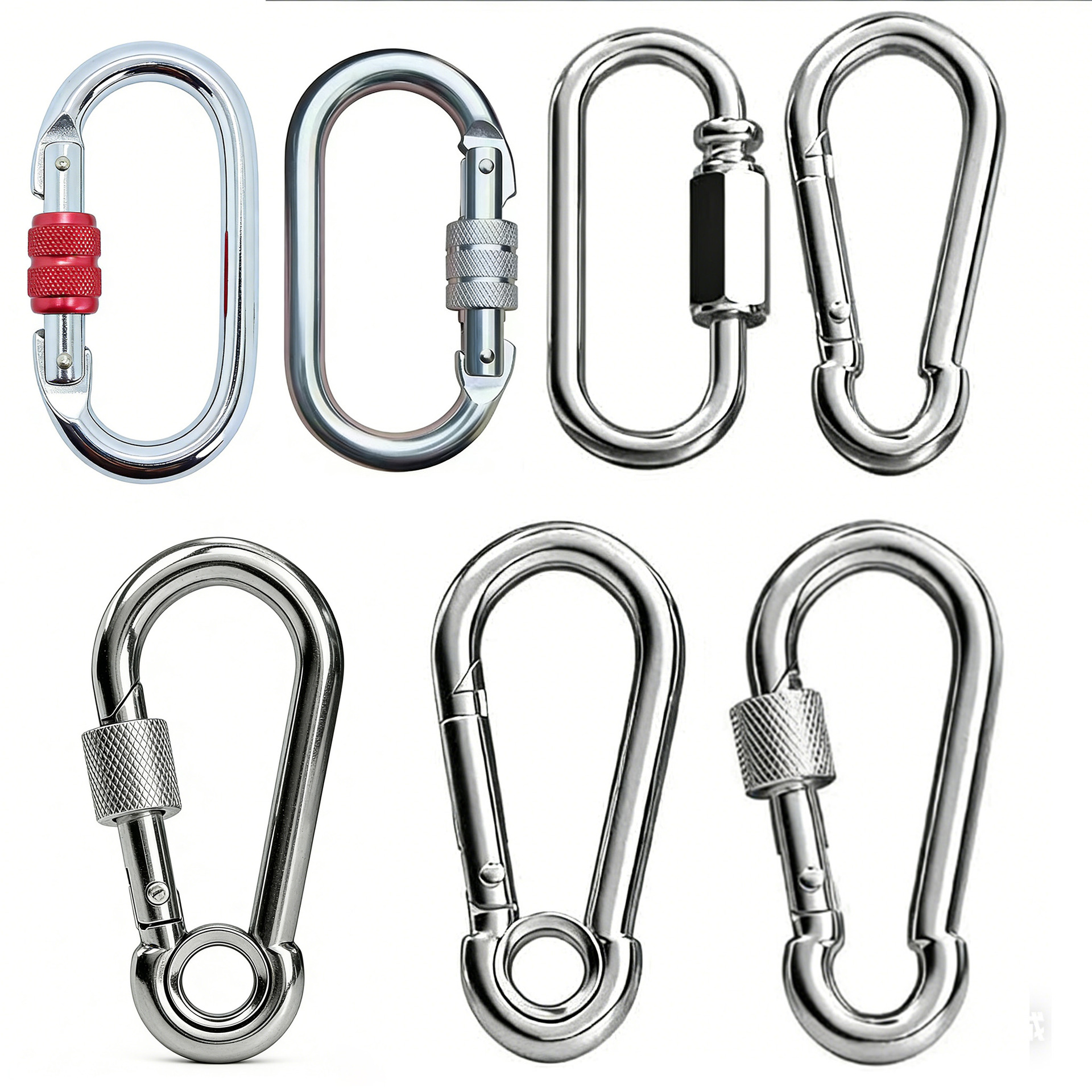 登山安全扣背包连接快速接环遮阳网挂钩葫芦形宠物链条弹簧扣