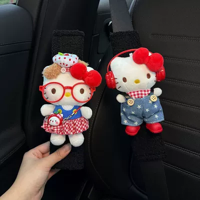 Seat belt shoulder pad Shoulder Pad Decoration, Cute - black-shoulder-pads-sweetheart-kt-cool-kt