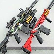 M416手动下供弹抛壳AWM软弹枪男孩儿童玩具枪狙击枪批发一件代发