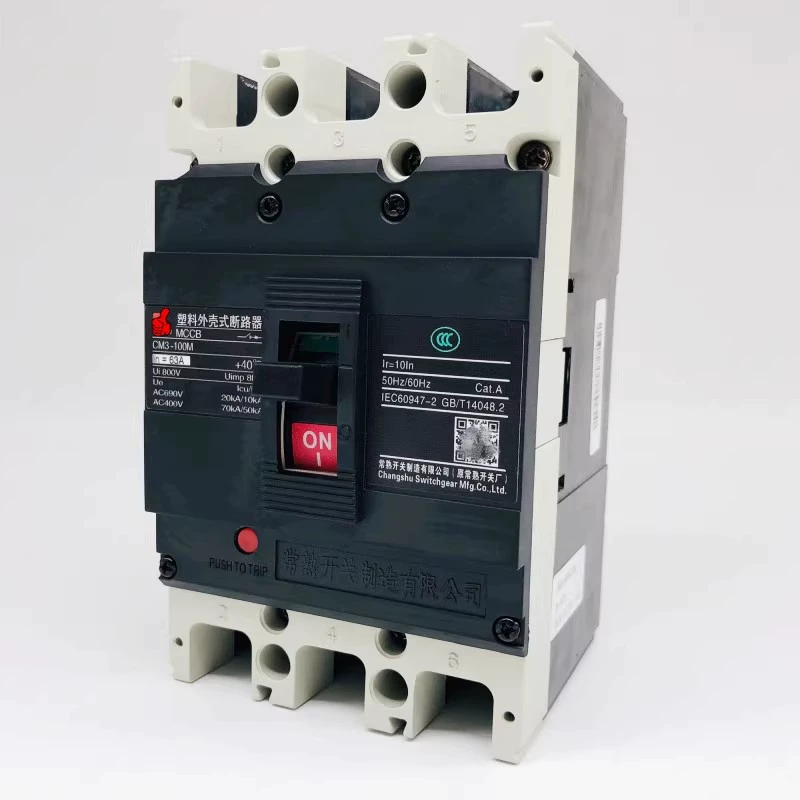Утечка пластикового корпуса автомат CM3-100L/100M/100C/100H трифазный четырехпроводной