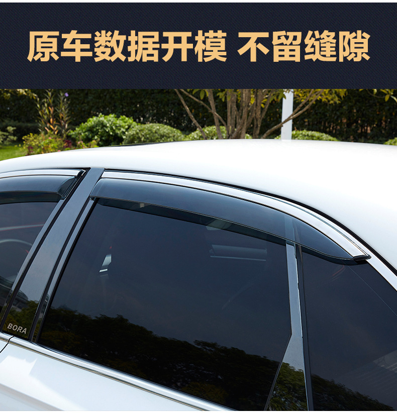 Car Rain Eyebrow Visor for Honda URV XRV Fit Jade Crider Breeze CRV