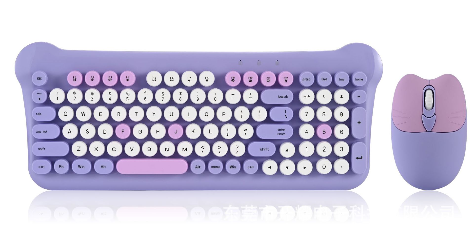 Wireless Keyboard And Mouse Combo Set Silent Tactile Office_voghion.com