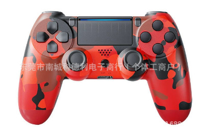 Manejador de juegos p4 explosivo transfronterizo Versión europea y americana Manejador de juegos P4 de seis ejes para computadora Manejador de juegos inalámbrico Bluetooth p4