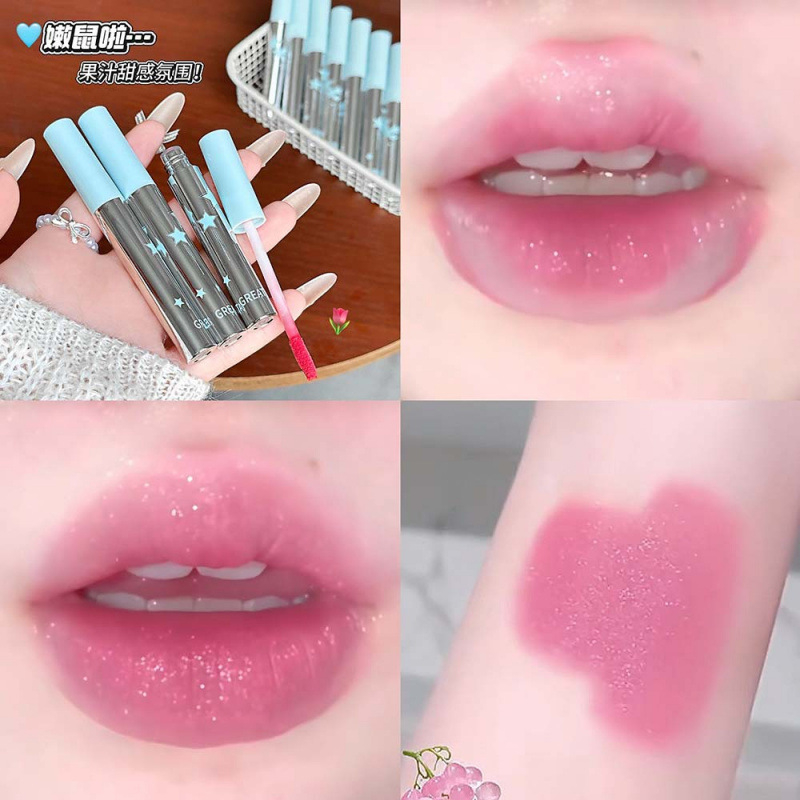 GreatAngel pequeño dulce velvet niebla labial barro sedoso niebla facial diaria viaje falso lápiz labial cosméticos transfronterizos