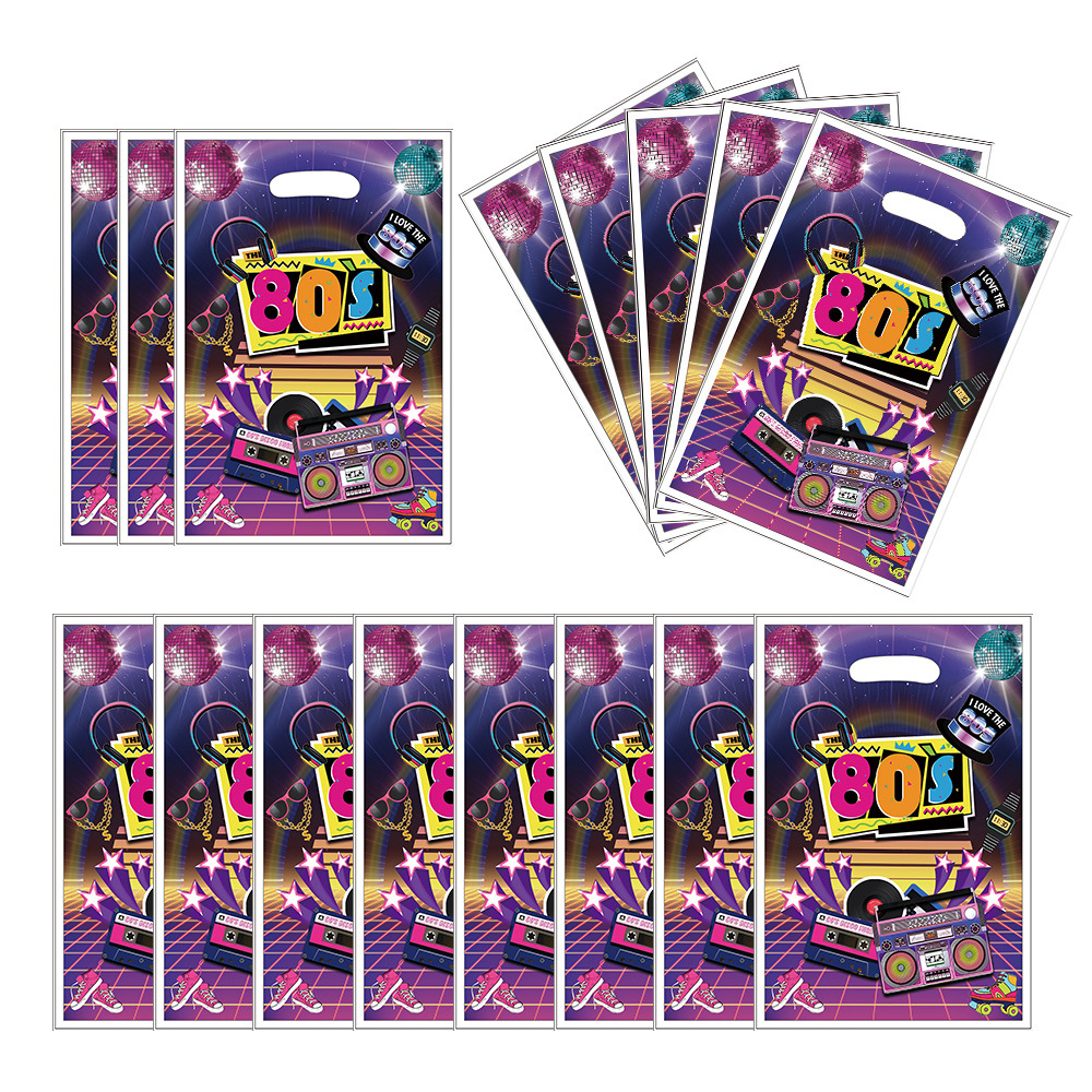 国境を越えた粉犬爪パーティーギフトバッグラグビー漫画ギフトバッグプラスチックキャンディーバッグ誕生日パーティー装飾品