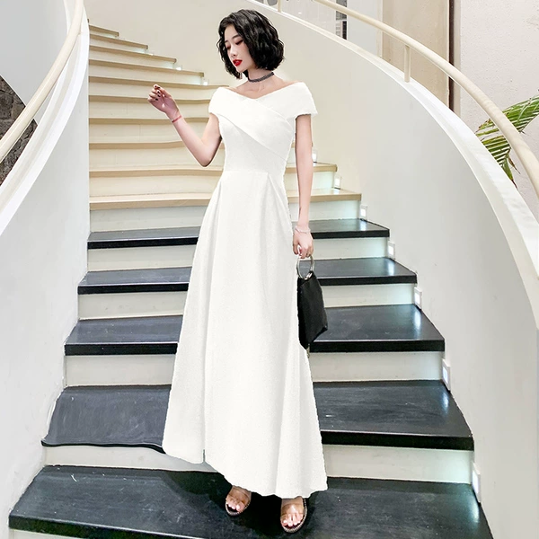White, long
