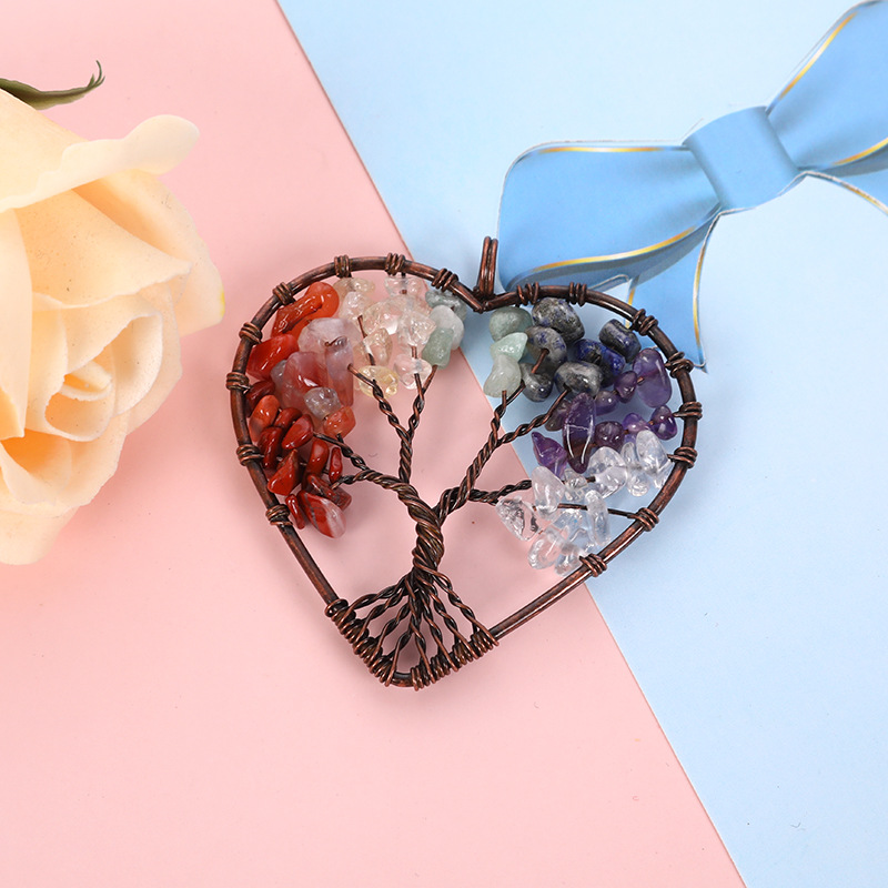 16g Weight Pendant Jewelry Making Type 50mm Jewelry Making Size DIY Jewelry Accessories Classification 1 Piece Quantity Artificial Crystal Material Life Tree Pattern Plating Design Chinoiserie, Classic Style, Artistic Style 1 Piece 50mm Artificial Crystal Life Tree Pendant 8