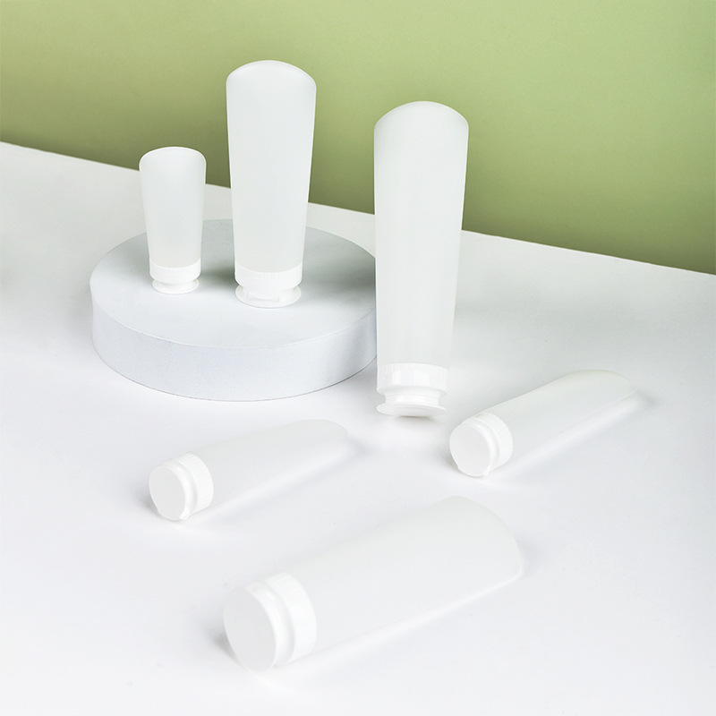 En stock oferta especial PE manguera squeeze botella Flip botella de embalaje cosmético viaje sub-botella de plástico botella de prensa