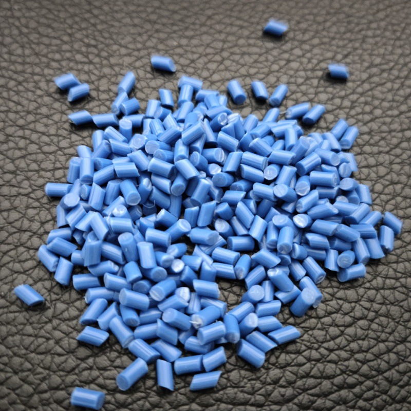 20年颗粒生产厂家环保PVC彩色45P现货插头料可按客户要求配色稳定