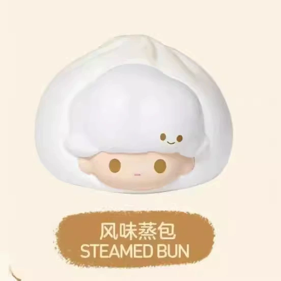 POPBeanbubble Meng Mosai Shanghai Limited DIMOO Xiaolong Bao Baozi сидячая поза Мин Мин Блад-бокс