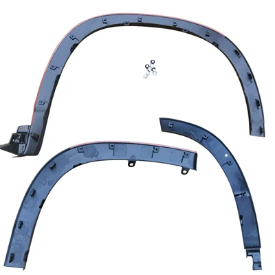 Wheel eyebrow and rear wheel arch