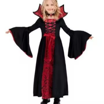 Костюм вампира на Хэллоуин 2025 года, костюм ведьмы для выступления, костюм для косплея, трансграничный костюм
