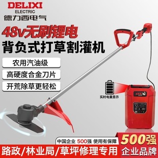 Delixi Electric Lawn Mower Dlx-Dcj-1001 Backpack Lithium Battery Household Brush Cutter Multi-Function